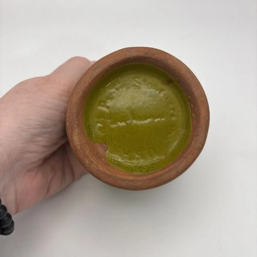 Pacific Stoneware Dish Green Vintage Pottery